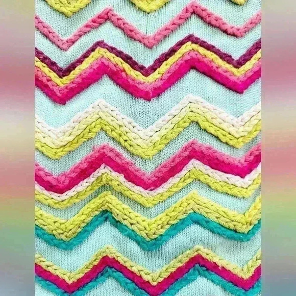 Vintage Micheal Simon Embroidered 3 button Cardigan size S silk/cotton b… - Picture 9 of 9